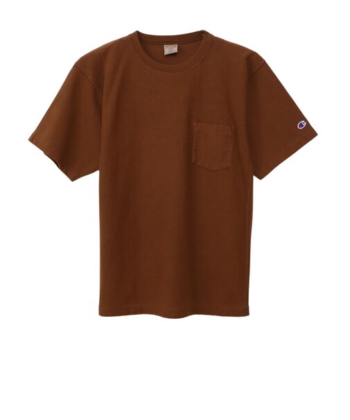 C3-B305 M RW SHORT SLEEVE POCKET T BROWN 693445-0003