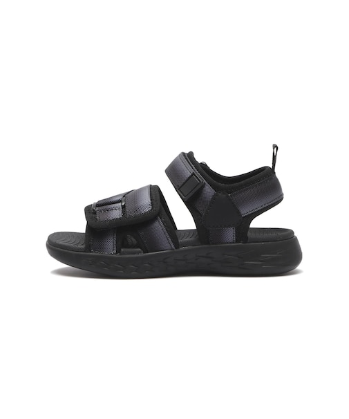 K7169　17-22 DOUBLEFOM SANDAL　BLACK　691518-0001