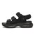 S0056　3BELT SANDAL　BLACK　688400-0001