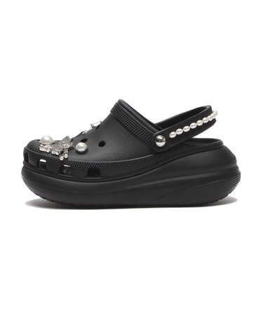 211539-001　CRUSH BUTTERFLY JEWEL CLOG　BLACK　690873-0001