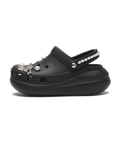211539-001　CRUSH BUTTERFLY JEWEL CLOG　BLACK　690873-0001