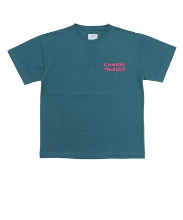 125-011005 CHOOSE YOURSELF COTTON TEE BLUE 696822-0001