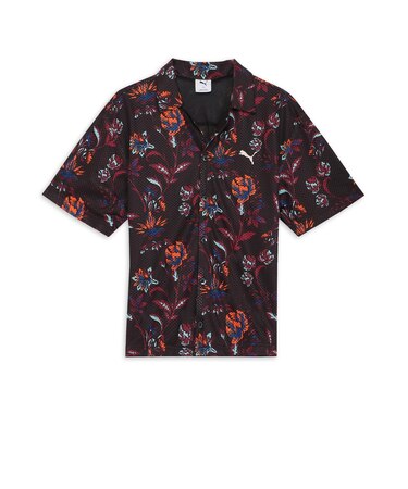 633343 M FLORAL SPORT AOP SHIRT WV 01BK 696143-0001