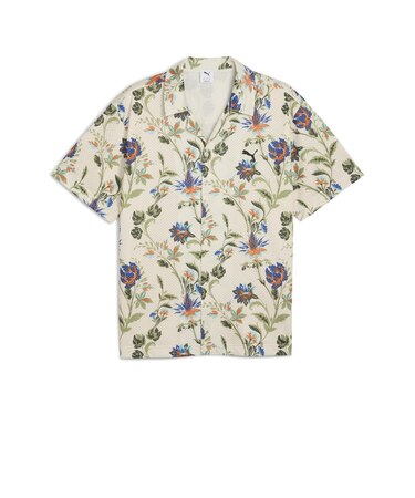 633343 M FLORAL SPORT AOP SHIRT WV 87ALPINE SNOW 696143-0002