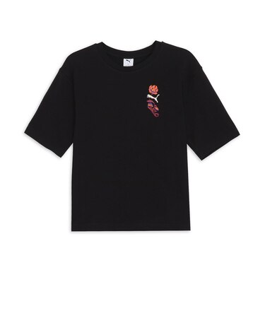 633349 M FLORALSPORT GRAPHICBOXY TEE 01BK 696146-0001