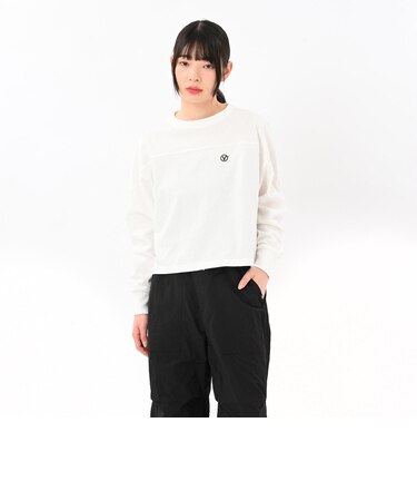125R3070900　W Wide Football LS Tee　WHITE　695077-0001