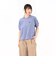 125R3061300　W Collared Cropped Tee　BLUE　695081-0003