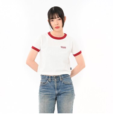 125R3013400 W Logo Ringer TEE RED 695076-0001
