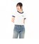125R3013400　W Logo Ringer TEE　BLUE　695076-0002