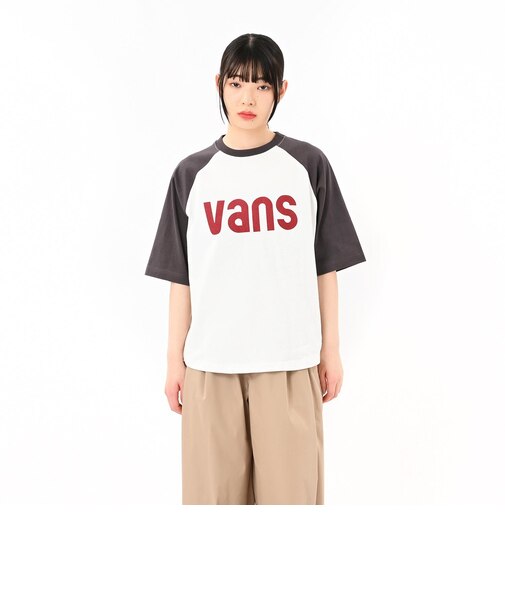 125R3023600 W Raglan Sleeve LOGO Tee SUMIKURO 695082-0001