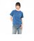 125R3010800　W Multi border Tee　BLUE　695073-0002