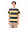 125R1110900　M S/S Rugby Shirt　YLW x NVY　695063-0002