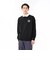 125R1110800　M L/S Rugby Shirt　BLACK　695062-0001