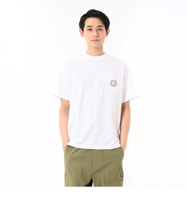 125R1013900 M LOTW Reflective PKT TEE WHITE 694980-0001