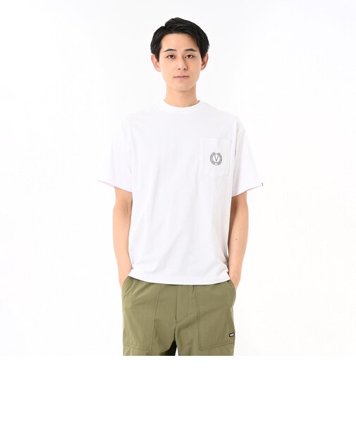 125R1013900 M LOTW Reflective PKT TEE WHITE 694980-0001