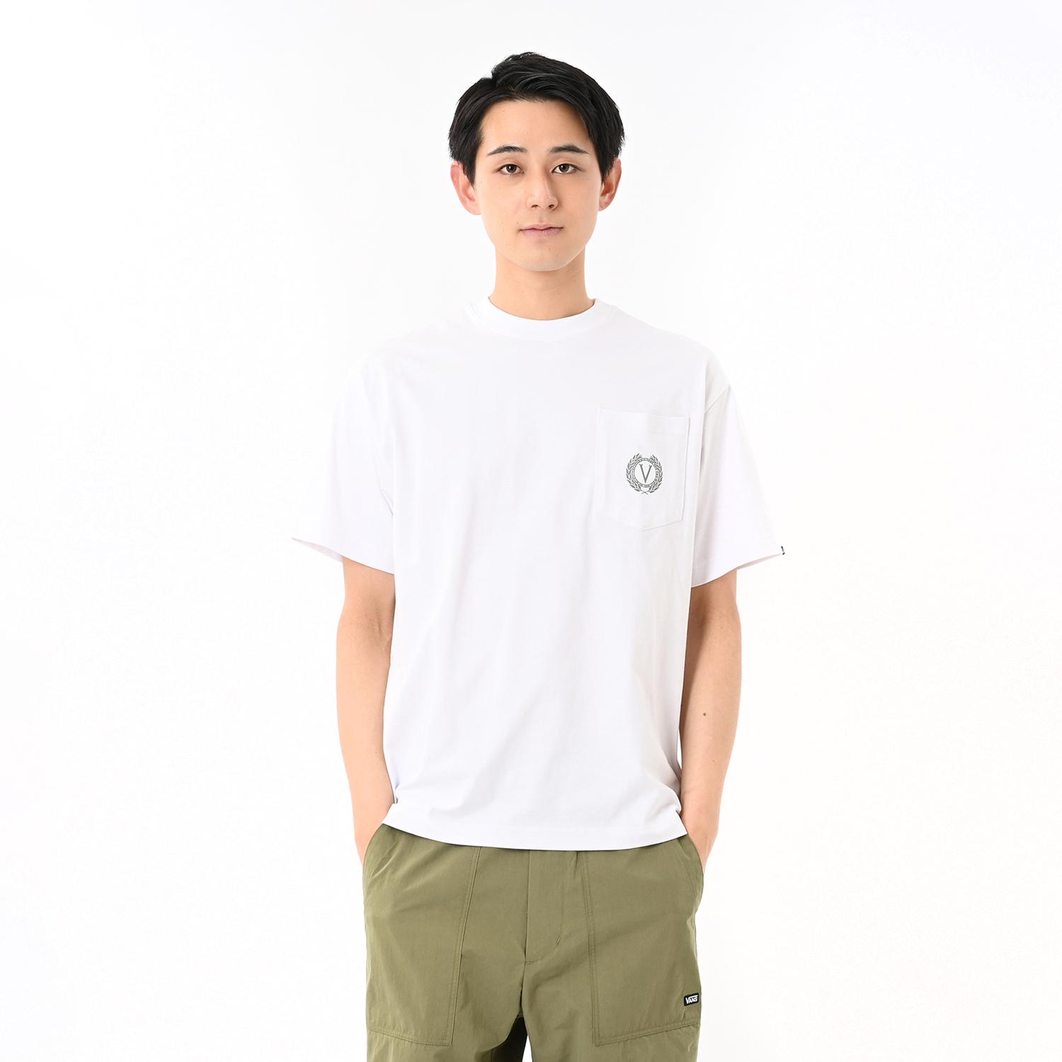 125R1013900　M LOTW Reflective PKT TEE　WHITE　694980-0001