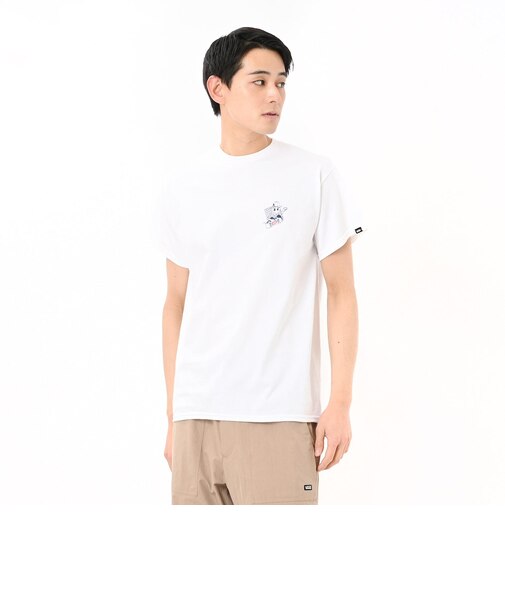 125R1011800 M Classuc Waffle Grip TEE WHITE 695060-0001