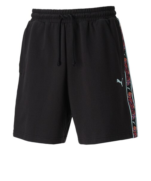633351　M FLORAL SPORT SHORTS 7INCH　01BK　696147-0001