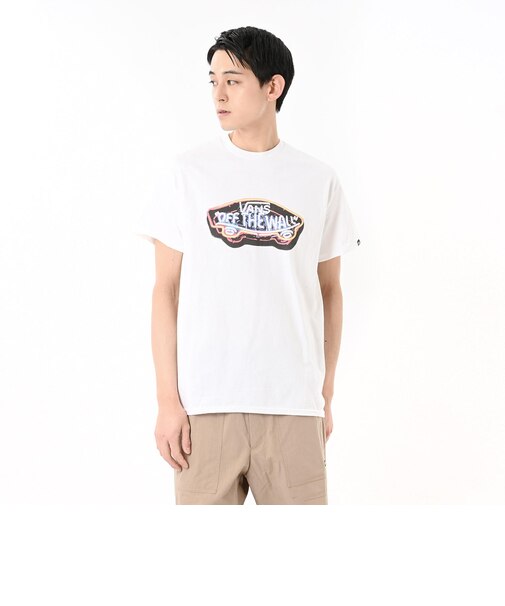 125R1011900 M Neon Signboard TEE WHITE 695061-0001
