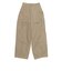 125R3141100　W Tuck Pants　BEIGE　695079-0002