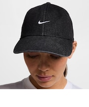 HF0383　U CLUB DENIM CAP　010BLK/WHT　683726-0002