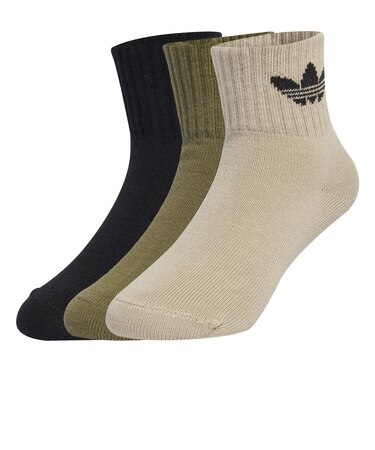 JW2934　K ANKLE SOCK 3P　STON/FOLV/BLK　698642-0001