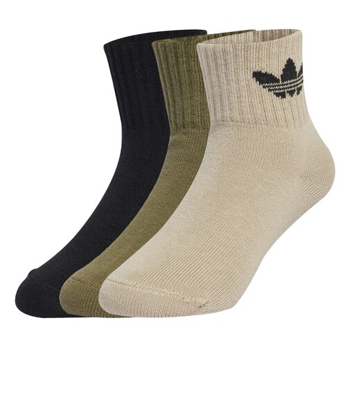 JW2934　K ANKLE SOCK 3P　STON/FOLV/BLK　698642-0001