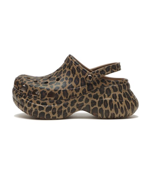 211624-2LD　BAE ANIMAL CLOG　LEOPARD　695418-0001