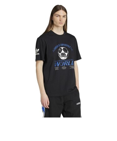 JX3064 M 90s FTBL TEE BLACK 698733-0001