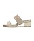 JE-5103A　DOUBLE BELT SANDALS 4.5　GOLD　700832-0003