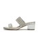 JE-5103A　DOUBLE BELT SANDALS 4.5　SILVER　700832-0002