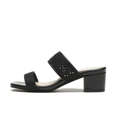JE-5103A　DOUBLE BELT SANDALS 4.5　BLACK　700832-0001
