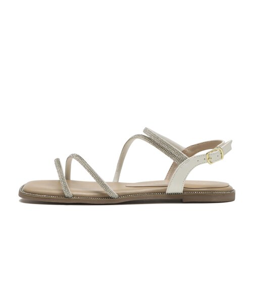 JE-64A　BIJOU STRAP SANDALS　SILVER　700833-0002