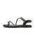 JE-64A　BIJOU STRAP SANDALS　BLACK　700833-0001