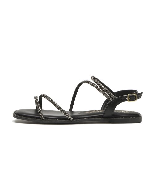 JE-64A　BIJOU STRAP SANDALS　BLACK　700833-0001