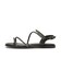 JE-64A　BIJOU STRAP SANDALS　BLACK　700833-0001