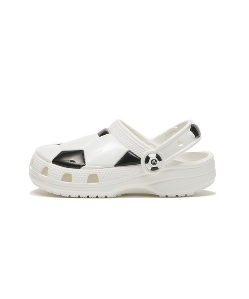 210157-103　18-21 KIDS CLASSIC SOCCER CLOG　WHITE/BLACK　695406-0001