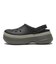 211355-001　CLASSIC STACKED CLOG　BLACK　695416-0001