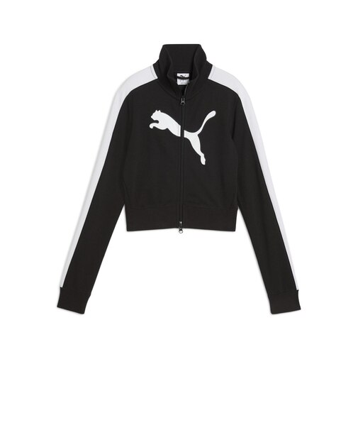 634052 W F.PUMA.ARCHIVE T7 CR T JKT 01BK/WH 699633-0001