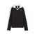 633963　W T7 RELAXED LONG SLEEVE POLO　01BK　699622-0001