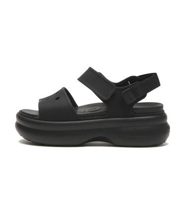 211755-001　SOHO Y STRAP SANDAL　BLACK　701109-0001