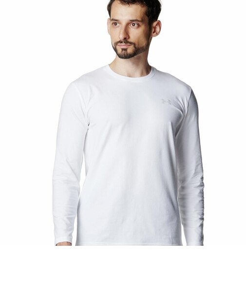 6007849 M PERFORMANCE COTTON LS T 100WHT 701410-0002