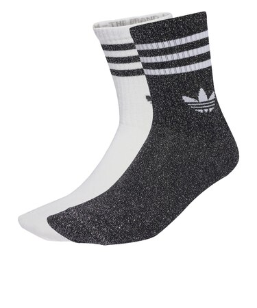 JV6049　W 3S GLITTER CR 2　BLAC/WHIT　698594-0001