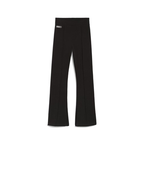 635156　W ROSE SLIM PINTUCK FLARE　01BK　699643-0001