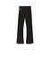 635156　W ROSE SLIM PINTUCK FLARE　01BK　699643-0001