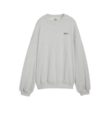 633803　W ROSE OVERSIZED CREW TR　10LIGHT GRAY　699615-0002