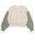 125R3041000　W Color Scheme Cropped SWT　NATURAL　695078-0001