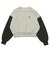 125R3041000　W Color Scheme Cropped SWT　TOP GRY　695078-0002