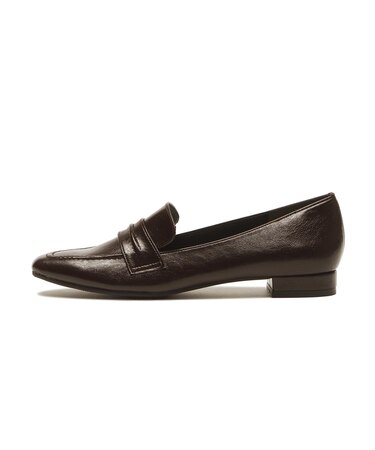JE80263　HEEL LOAFER 2　D.BROWN　702828-0002