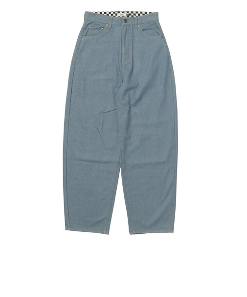 125K3143000　W curvy denim pants　L/BLUE　701882-0002